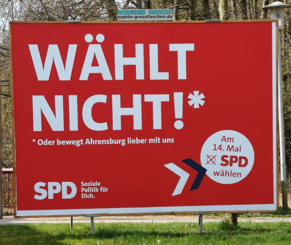 Wählt nicht! Oder besser die SPD
