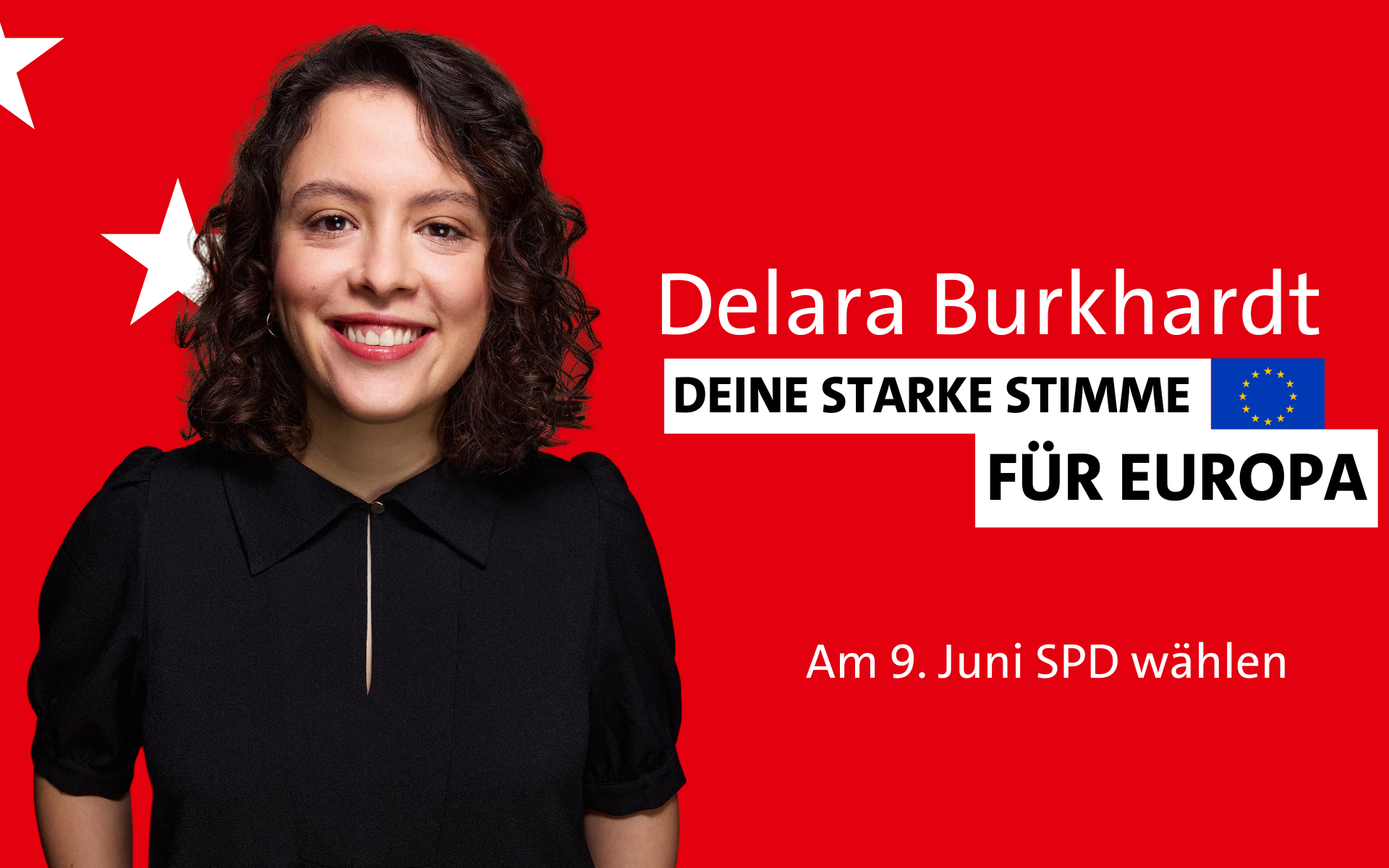 Schnack am Stand – Delara Burkhardt (MdEP) am Rondeel treffen